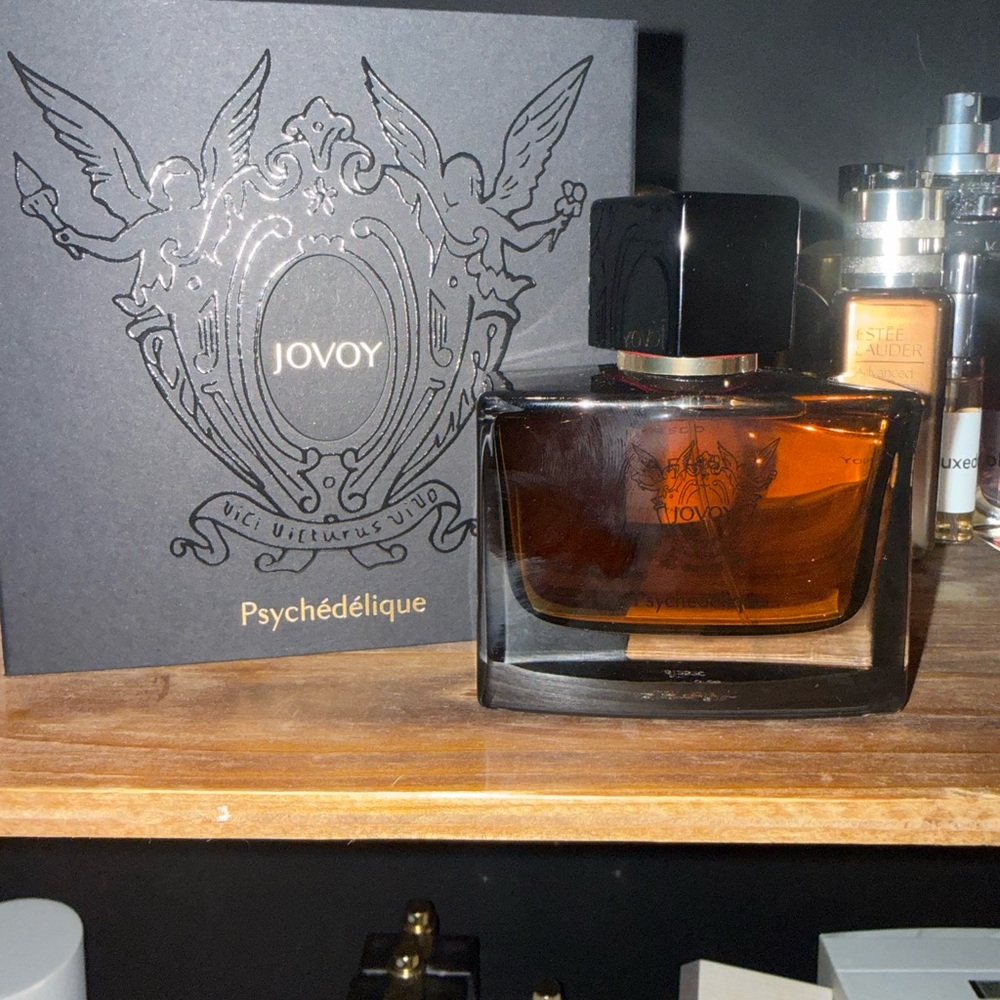 JOVOY Psychédélique Fragrance — Amber & Black Bottle